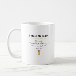Taza De Café Gerente de Venta al por Menor