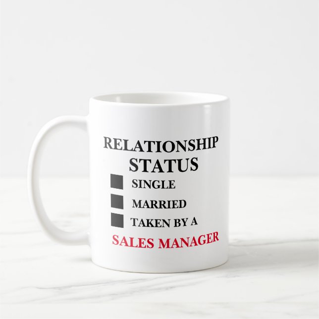Taza De Café Gerente de Ventas Estado de la Relación  (Izquierda)