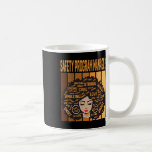 Taza De Café Gerente del Programa de Seguridad Poderoso Mes de 