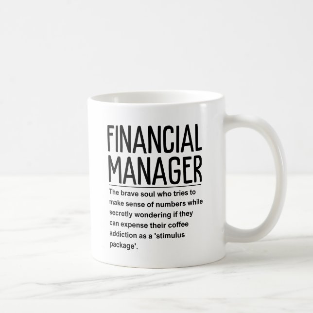 Taza De Café Gerente financiero (Derecha)