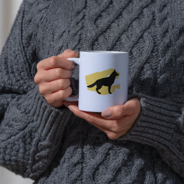 Taza De Café German Shephard Silhouette Mug