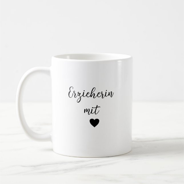 Taza De Café Geschenk Lehrerin | Abschiedsgeschenk | Dankeschön (Izquierda)