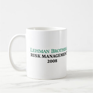 Taza De Café Gestión de Riesgos de Lehman Brothers 2008