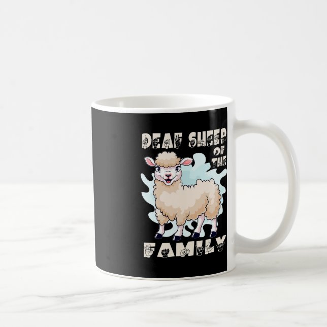 Taza De Café Gesto de mano ASL Pérdida de audición en lenguaje  (Derecha)