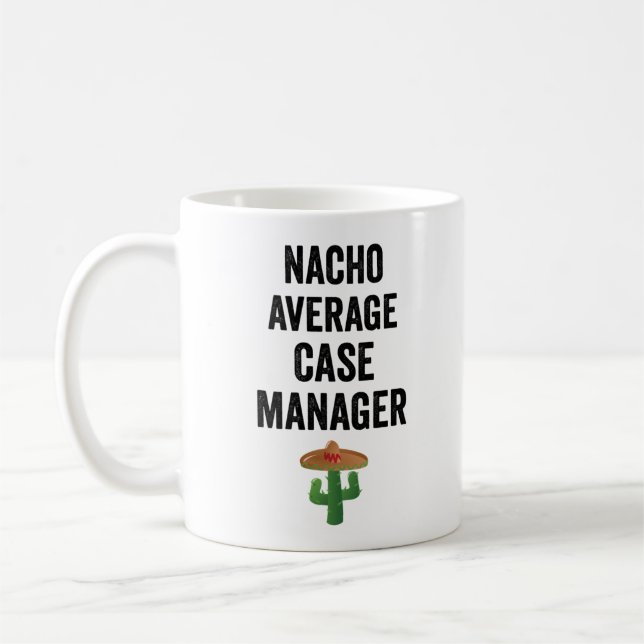 Taza De Café Gestor de Fundas promedio de Nacho (Izquierda)