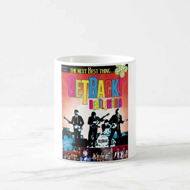Taza De Café GetBack!® Beatlemania Poster oficial Mug (Centro)