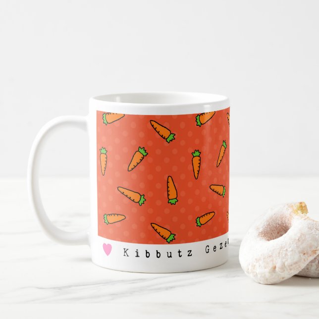 Taza De Café Gezer Carrot Mug (Con donut)