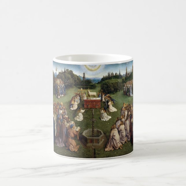 Taza De Café Ghent Altarpiece (detalle), Van Eyck Brothers (Centro)