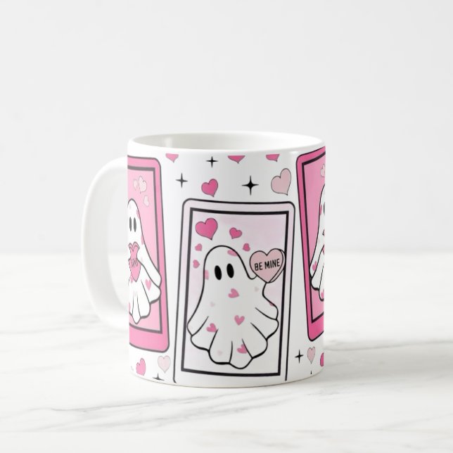 Taza De Café Ghost Bae Mug – Cute Spooky Coffee Cup (Anverso izquierdo)