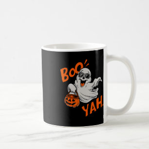 Taza De Café Ghost Boo Yah Funny Halloween Shirt Spooky Booyah