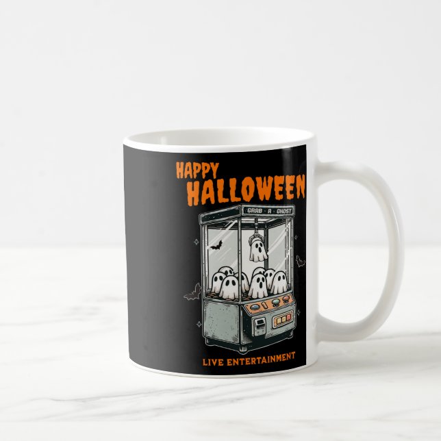 Taza De Café Ghost Claw Game Happy Halloween (Derecha)