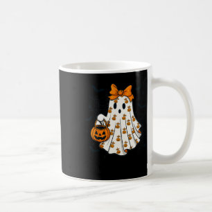 Taza De Café Ghost Coquette Spooky Halloween Pumpkin Tret
