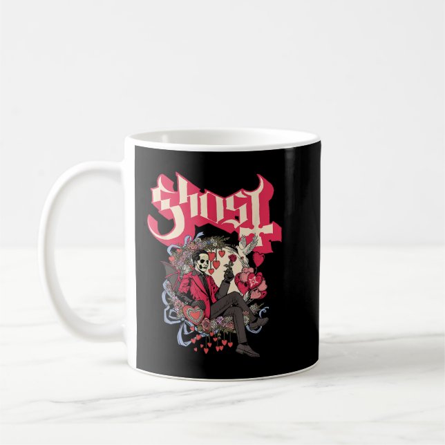 Taza De Café Ghost - El día de San Valentín Papa Cupido (Izquierda)