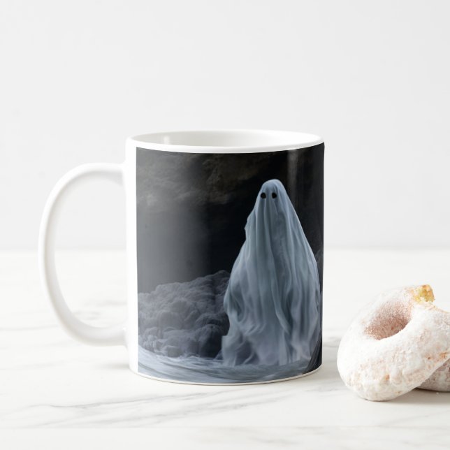 Taza De Café Ghost Hunt No. 04 (Con donut)