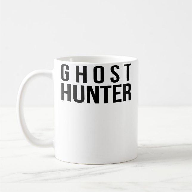 Taza De Café Ghost Hunter 	 By Lets Go Ghost Hunting (Izquierda)