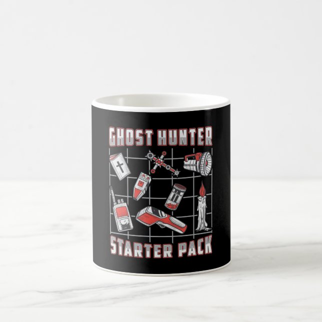 Taza De Café Ghost Hunter Starter Pack Caza de fantasmas parano (Centro)