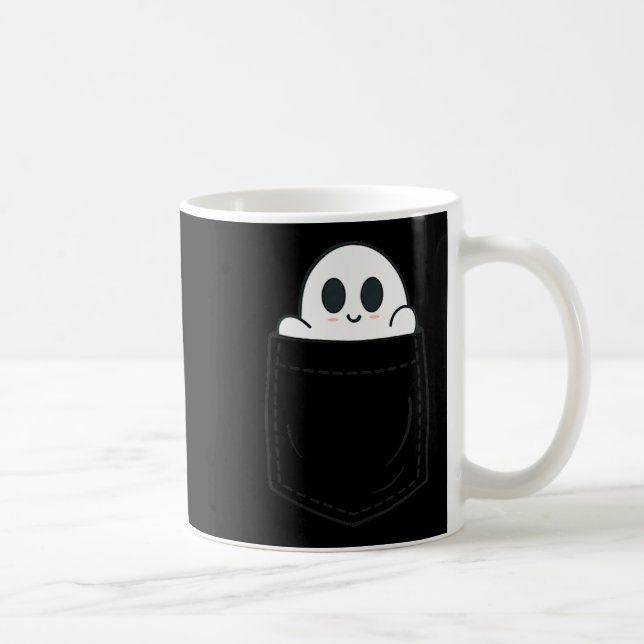 Taza De Café Ghost In Cket Halloween  (Derecha)