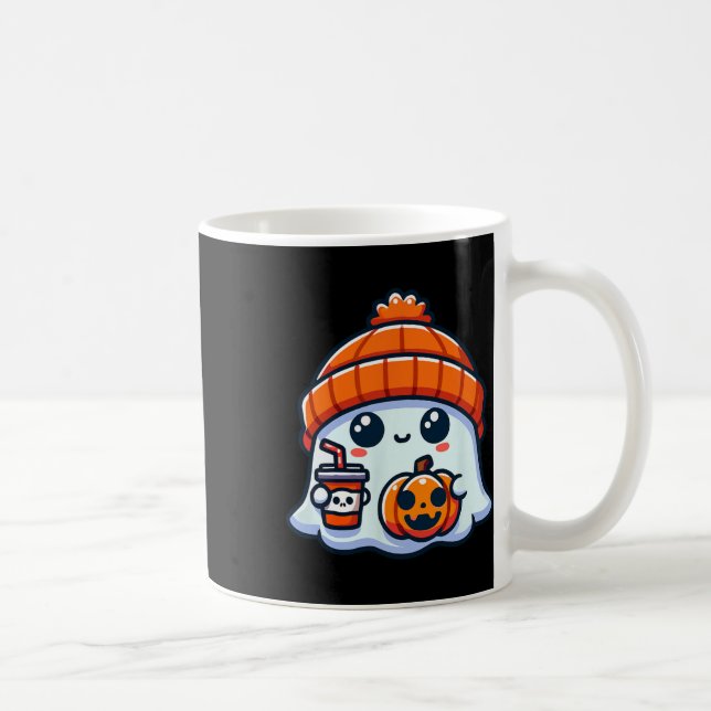 Taza De Café Ghost Mens Halloween (Derecha)