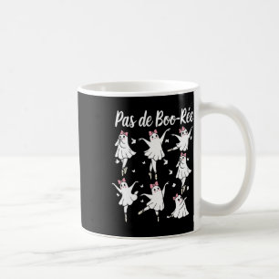 Taza De Café Ghost Pas De Boo-rée Llet Dancer Halloween