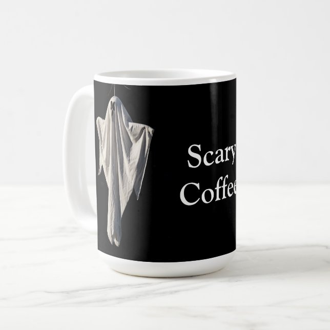 Taza De Café Ghost Scary (Anverso izquierdo)