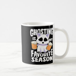 Taza De Café Ghosting Es Mi Gato Femenino De Halloween De Tempo