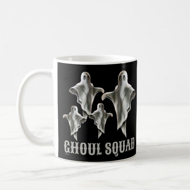 Taza De Café GHOUL SQUAD fantasma gracioso (Izquierda)