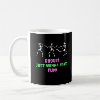 Taza De Café Ghouls Solo Quiere Divertirse Lazy Sloth