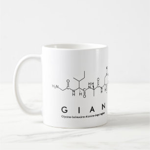 Taza De Café Gian peptide name mug
