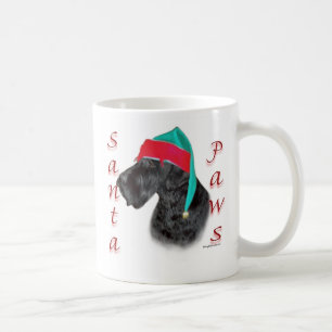 Taza De Café Giant Schnauzer Santa Paws