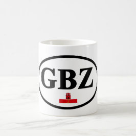 Taza De Café Gibraltar GBZ Registro de vehículos con pabellón