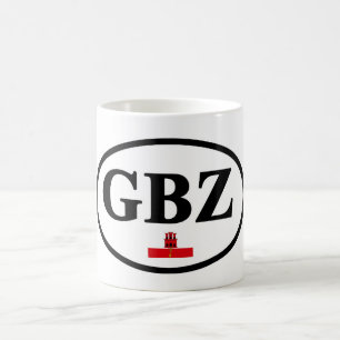 Taza De Café Gibraltar GBZ Registro de vehículos con pabellón