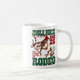 Taza De Café Giddy Up Jingle Caballo Santa Vaquero Occidental N