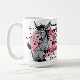 Taza De Café Giddy Up Sparkle Fart Gráfica divertida de burro