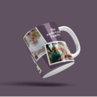 gif púrpura moderno y elegante de la familia multi