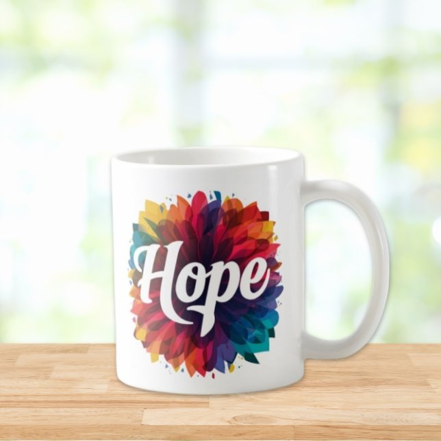 Taza De Café Gift of Hope Mug - Inspirational Hope Coffee Cup - (HOPE)