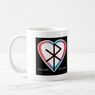 Taza De Café Gift of Love Viking Bindrune