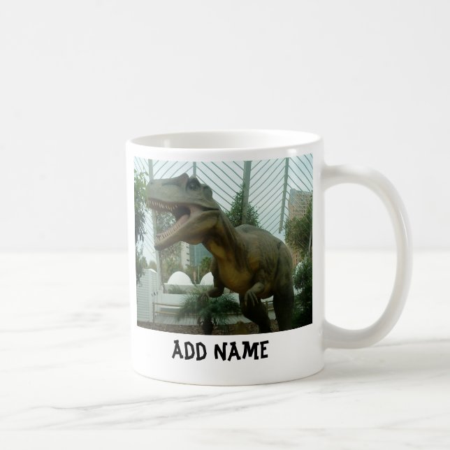 Taza De Café Giganotosauro Dinosaurio Mug (Derecha)