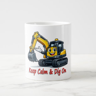 Taza De Café Gigante 0499AC20A1  Feliz Mascota de Carretilla Elevadora 