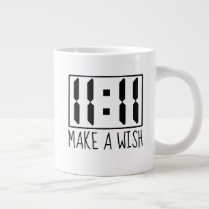 Taza De Café Gigante 11:11 Wish