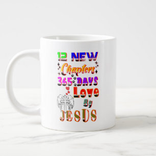 Taza De Café Gigante 12 Nuevos Capítulos 365 Días De Amor Por Jesús