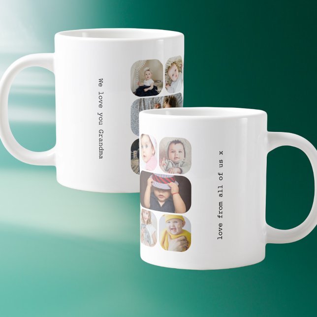 Taza De Café Gigante 13 fotos y texto personalizados (Subido por el creador)