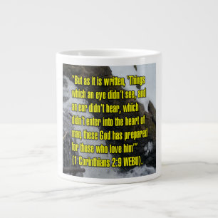 Taza De Café Gigante 1 Corinthians 2:9 WEBU Mug