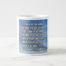 1 Corintios 11:8-10 WEBU Mug