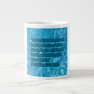 Taza De Café Gigante 1 Corintios 14:15 WEBU Mug