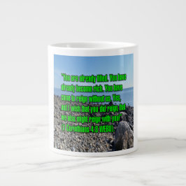 Taza De Café Gigante 1 Corintios 4:8 WEBU Mug
