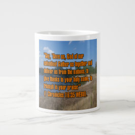 Taza De Café Gigante 1 Crónicas 16:35 WEBU Mug