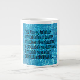 Taza De Café Gigante 1 Crónicas 16:35 WEBU Mug