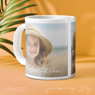 Taza De Café Gigante 1 Foto Completa y Texto - Misma Foto en Ambos Lado