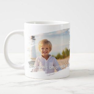 Taza De Café Gigante 1 Foto y Texto Completo - Pincelada Horizontal