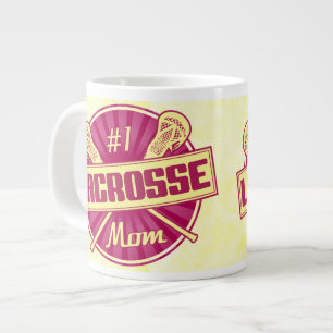 Taza De Café Gigante #1 Lacrosse Mom Jumbo Mug